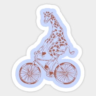 SEEMBO Giraffe Cycling Bicycle Bicycling Biking Riding Bike Sticker